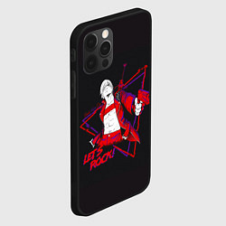 Чехол для iPhone 12 Pro Lets Rock DMC, цвет: 3D-черный — фото 2