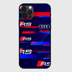 Чехол для iPhone 12 Pro AUDI RS SPORT АУДИ РС СПОРТ, цвет: 3D-черный