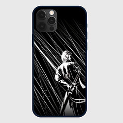 Чехол для iPhone 12 Pro Вирджил под дождём, цвет: 3D-черный