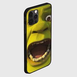 Чехол для iPhone 12 Pro Shrek is Yelling, цвет: 3D-черный — фото 2