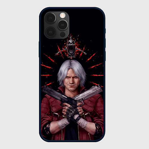 Чехол iPhone 12 Pro Saint Dante / 3D-Черный – фото 1