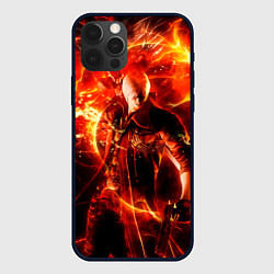 Чехол для iPhone 12 Pro Данте в огне, цвет: 3D-черный