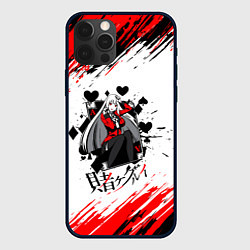 Чехол для iPhone 12 Pro Kakegurui Ририка Момобами Z, цвет: 3D-черный