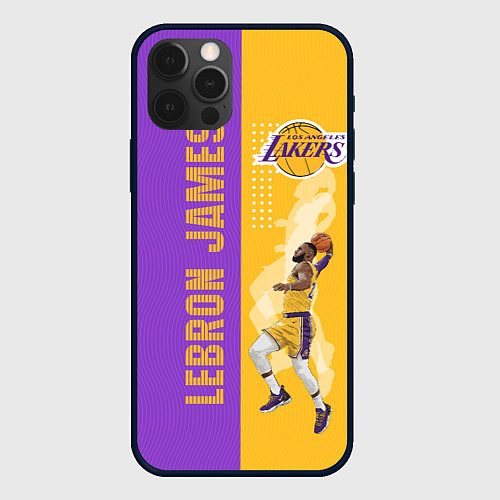 Чехол iPhone 12 Pro Леброн NBA / 3D-Черный – фото 1