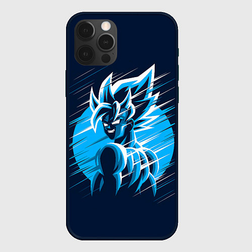 Чехол iPhone 12 Pro Dragon Ball Z Art / 3D-Черный – фото 1