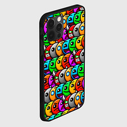Чехол для iPhone 12 Pro Geometry Dash: Pattern Z, цвет: 3D-черный — фото 2