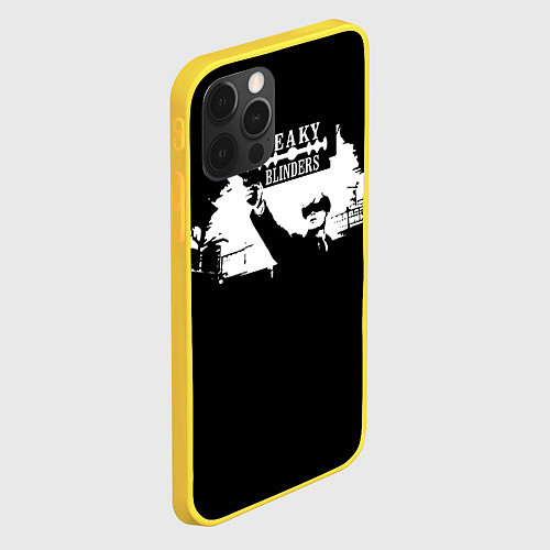 Чехол iPhone 12 Pro Peaky BlindersОстрые Козырьки / 3D-Желтый – фото 2