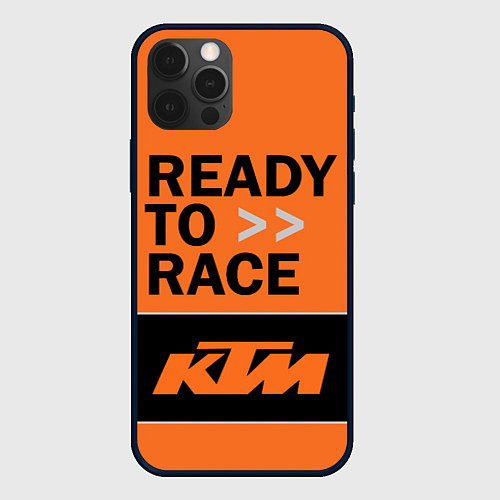 Чехол iPhone 12 Pro KTM READY TO RACE Z / 3D-Черный – фото 1