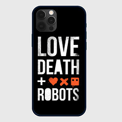 Чехол для iPhone 12 Pro Love Death Robots, цвет: 3D-черный