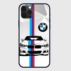 Чехол для iPhone 12 Pro BMW БМВ M PERFORMANCE, цвет: 3D-черный
