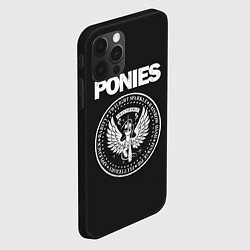 Чехол для iPhone 12 Pro Pony x Ramones, цвет: 3D-черный — фото 2