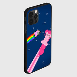 Чехол для iPhone 12 Pro Nyan cat x Pony, цвет: 3D-черный — фото 2