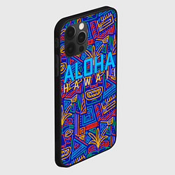 Чехол для iPhone 12 Pro ALOHA HAWAII АЛОХА ГАВАЙИ, цвет: 3D-черный — фото 2