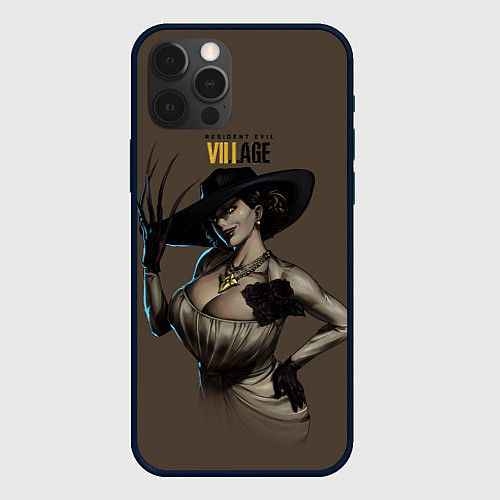 Чехол iPhone 12 Pro Resident Evil Lady Dumitrescu / 3D-Черный – фото 1