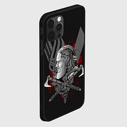 Чехол для iPhone 12 Pro Vikings Art, цвет: 3D-черный — фото 2