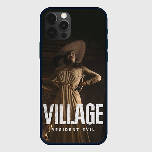 Чехол iPhone 12 Pro RESIDENT EVIL VILLAGE / 3D-Черный – фото 1