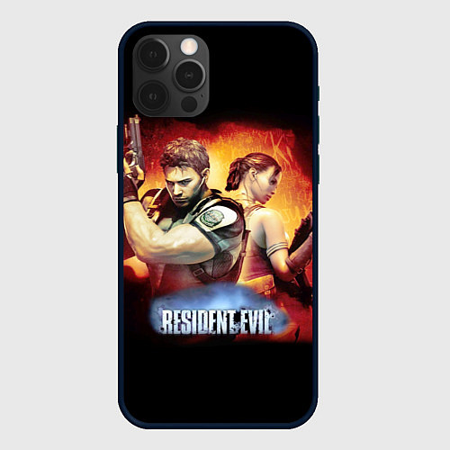 Чехол iPhone 12 Pro Resident Evil Рэдфилд / 3D-Черный – фото 1