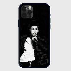 Чехол для iPhone 12 Pro Namjoon black, цвет: 3D-черный