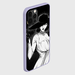 Чехол для iPhone 12 Pro Lady Alcina Dimitrescu, цвет: 3D-светло-сиреневый — фото 2
