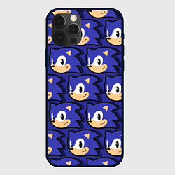 Чехол iPhone 12 Pro Sonic pattern