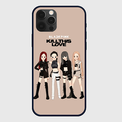 Чехол iPhone 12 Pro Kill this love / 3D-Черный – фото 1