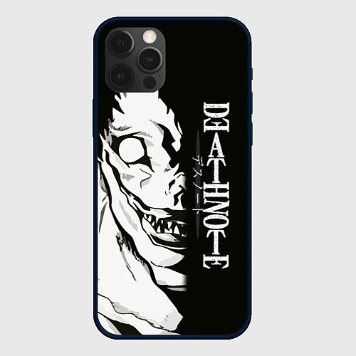 Чехол iPhone 12 Pro Персонаж Рюк Death Note / 3D-Черный – фото 1