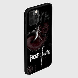 Чехол для iPhone 12 Pro Тетрадь Смерти Аниме игра, цвет: 3D-черный — фото 2