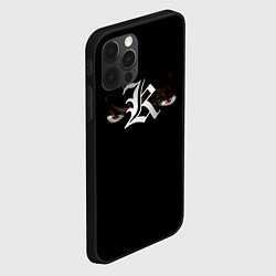 Чехол для iPhone 12 Pro КИРА глаза DEATH NOTE, цвет: 3D-черный — фото 2