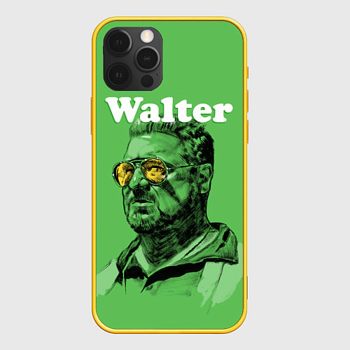 Чехол iPhone 12 Pro Walter The Big Lebowski / 3D-Желтый – фото 1