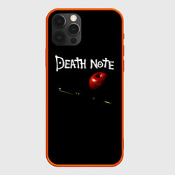 Чехол iPhone 12 Pro Death Note яблоко и ручка