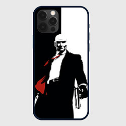 Чехол iPhone 12 Pro Hitman BW