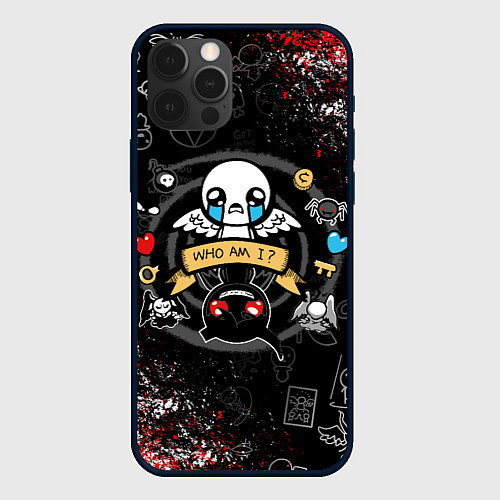 Чехол iPhone 12 Pro The Binding of Isaac ИСААК / 3D-Черный – фото 1