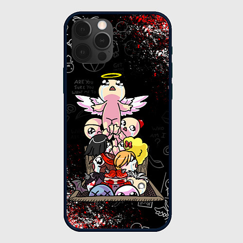 Чехол iPhone 12 Pro The Binding of Isaac ИСААК / 3D-Черный – фото 1