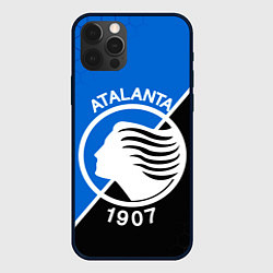 Чехол для iPhone 12 Pro FC ATALANTA ФК АТАЛАНТА, цвет: 3D-черный