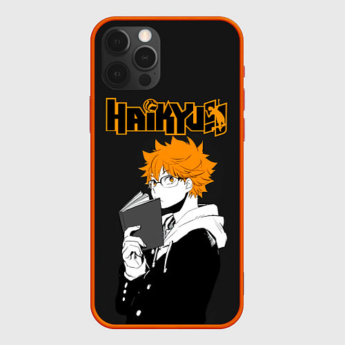 Чехол iPhone 12 Pro Шоё Хината Haikyuu!! / 3D-Красный – фото 1