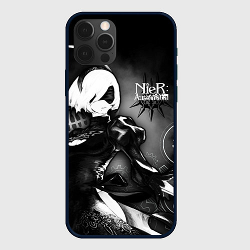 Чехол iPhone 12 Pro 2B Nier: Automata / 3D-Черный – фото 1