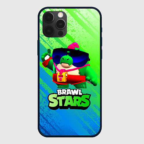 Чехол iPhone 12 Pro Базз Buzz Brawl Stars / 3D-Черный – фото 1