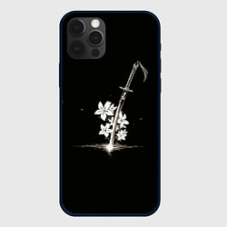 Чехол iPhone 12 Pro Nier - Sword and Flowers