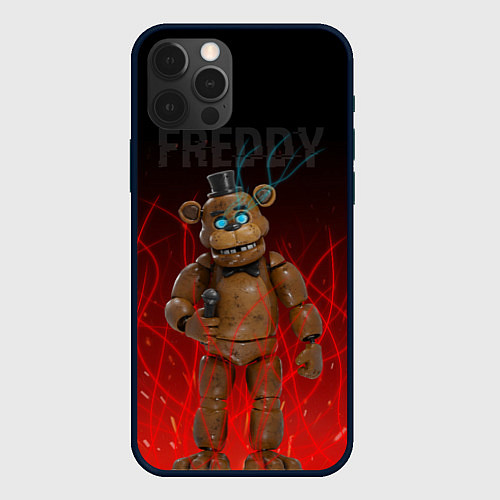 Чехол iPhone 12 Pro FNAF FREDDY / 3D-Черный – фото 1