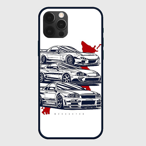 Чехол iPhone 12 Pro JDM LEGEND Ne1t / 3D-Черный – фото 1