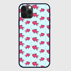 Чехол для iPhone 12 Pro Рыбки, цвет: 3D-черный