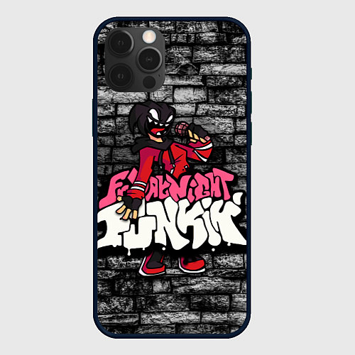 Чехол iPhone 12 Pro Friday Night Funkin A G O T I / 3D-Черный – фото 1