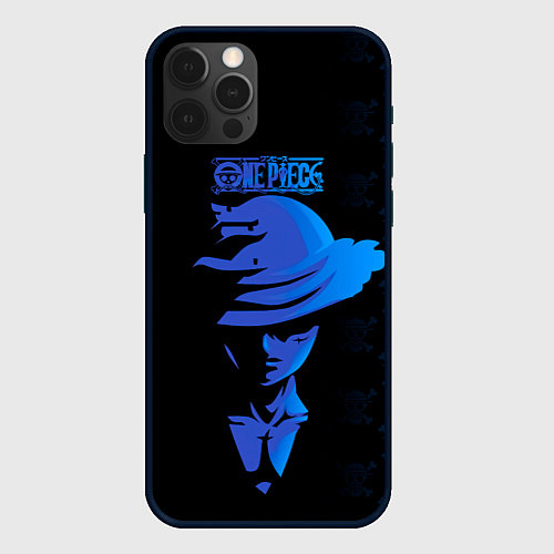 Чехол iPhone 12 Pro Манки Д Луффи One Piece / 3D-Черный – фото 1