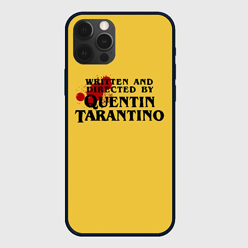 Чехол iPhone 12 Pro Quentin Tarantino / 3D-Черный – фото 1