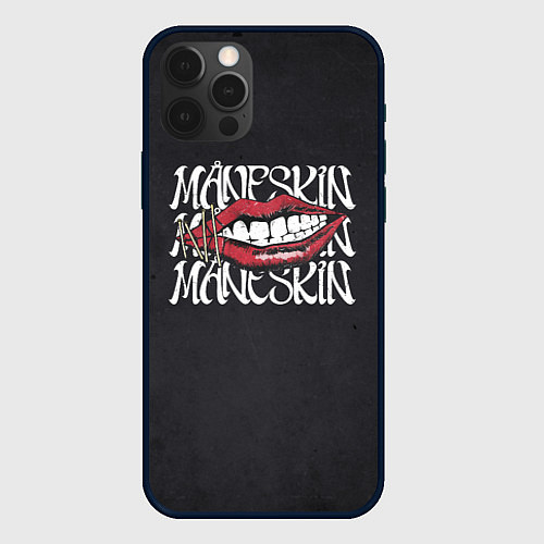Чехол iPhone 12 Pro Maneskin Maneskin / 3D-Черный – фото 1