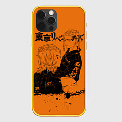 Чехол для iPhone 12 Pro Токийские мстители ораньжевый, цвет: 3D-желтый