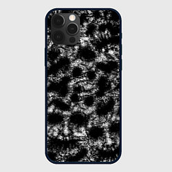 Чехол для iPhone 12 Pro Множество лиц, цвет: 3D-черный