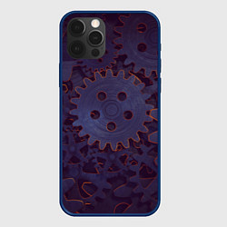 Чехол для iPhone 12 Pro МЕХАНИЗМ, цвет: 3D-тёмно-синий