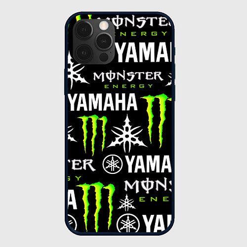 Чехол iPhone 12 Pro YAMAHA X MONSTER SPORT / 3D-Черный – фото 1