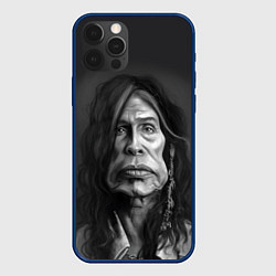 Чехол для iPhone 12 Pro Steven Tyler AEROSMITH Z, цвет: 3D-тёмно-синий